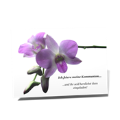 Einladungskarten Kommunion Floral 588 vorne